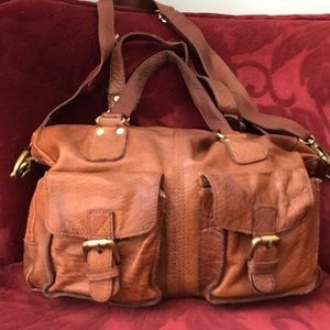 Anthropologie leather bag